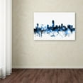 thumbnail image 3 of Trademark Fine Art "Austin Texas Skyline II" Canvas Art by Michael Tompsett, 3 of 3