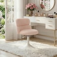 thumbnail image 2 of Silla de Oficina Ajustable sin Ruedas FurnitureR Silla para Tocador, 2 of 9