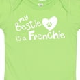 thumbnail image 4 of Inktastic Bestie Frenchie Boys or Girls Baby Bodysuit, 4 of 5