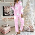 thumbnail image 2 of Cotton Pajamas for Women – Lounge Shorts Set Women's Halloween Themed Printed Long Sleeve Pajama Set Loungewear For Festive Comfort, 2 of 5