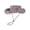 Gray, variant on Bpyeka Men's Mountain Embroidery Wide Brim Boonie Hat, Foldable Windproof Sun Hat Adjustable Chin Strap Outdoor Hiking Fishing Bucket Cap Free Size