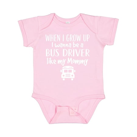 

Inktastic Future Bus Driver Like Mommy Gift Baby Boy or Baby Girl Bodysuit