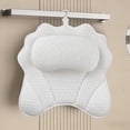 thumbnail image 6 of Ergonomic Bathtub Pillow with Strong Suction Cups, Breathable Mesh Spa Bath Cushion for Neck Head Back Support, Quick Dry Comfortable Bath Tub Accessories for Adults Relaxation, 6 of 6