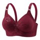 thumbnail image 5 of Puntoco Bralettes para mujer Sujetador de encaje con flores fruncidas para mujer Ropa interior de uso diario de talla grande Sin aros, 5 of 5