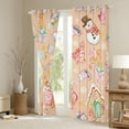 thumbnail image 3 of Feelyou Kawaii Gingerbread Man Blackout Curtains Set of 2 (52x84 Each), Christmas Dessert House Window Curtains, Teens Kids Boys Girls Curtains and Drapes, Curtains and Drapes Room Decor, 3 of 6