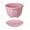 Pink, variant on Travelwant Plastic Plants Nursery Pots Reusable Plant Seeding Nursery Pot ,Colorful Flower Plant Container Seed Starting Pots with Pallet