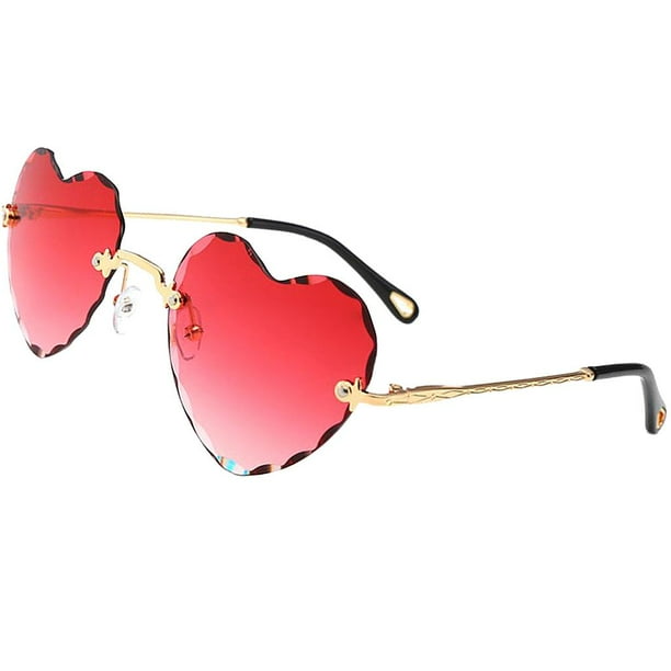 Designer 2025 heart sunglasses