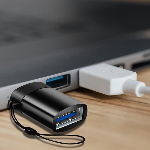 Type C to USB Adapter for High Speed Data Sync and File Transfer with MacBook Galaxy Laptop and External Storage Devices