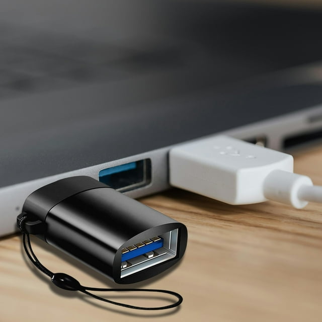 Adaptateur Type C vers USB Transfert de Données Haute Vitesse pour MacBook Galaxy IPad Portable Clé USB Disque Dur Externe