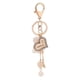 thumbnail image 1 of Rhinestone Heart Key Ring with Zinc Alloy and Rose Gold Color for Bag Hanging Decor Lightweight and Durable 0.5 inch, 1 of 3