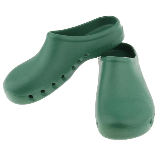 Zapatos de cocina antideslizantes, zapatos de trabajo de restaurante para chef enfermera - azul y verde y EU 38-39 Colcomx Zuecos de trabajo antideslizantes