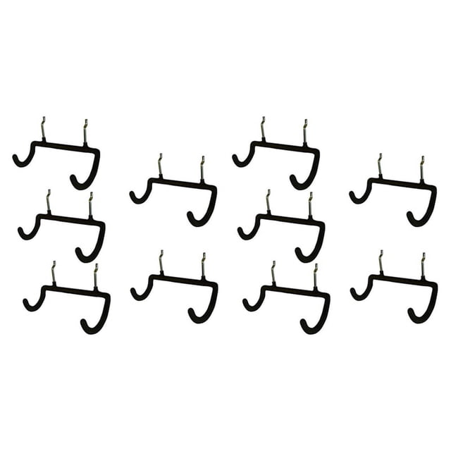 10 Piezas de Soporte de Taladro, de Alta Resistencia, Dobles de Tablero de Clavijas, Gancho de Suspensión para Taladro, Accesorios, Herramienta Eléctrica, Etc.