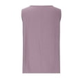 thumbnail image 4 of Mittory Women Linen Sleeveless Tank Tops Basic Summer Casual Crewneck Blouse, 4 of 6