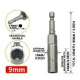 thumbnail image 1 of Boovnll Tool Kit, Drill Sleeve Wind Batch Sleeve Deepened Inner Hexagonal Screwdriver Batch Nut Wrench, Tool Set, Home Essentials, Household Essentials, 1 of 2