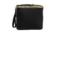 thumbnail image 3 of Port Authority Adult Unisex canvas Cube Cooler Bag RT Extra/Black One Size Fits All, 3 of 3