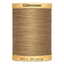 Gutermann 876 Yd Natural Cotton Thread-Taupe