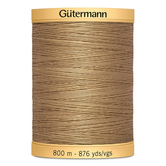 Gutermann 876 Yd Natural Cotton Thread-Taupe