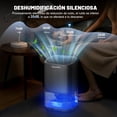 thumbnail image 2 of Deshumidificador Mini Soledad Apagado Automático con Luz Nocturna Portátiles Silenciosos para Sótano Armario Negro, 2 of 5
