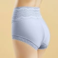 thumbnail image 4 of Seamless Underwear for Women Cotton Women’S Briefs, Women's New Solid Color Lace Pattern High-waisted Breathable Panties, 4 of 4