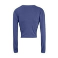 thumbnail image 3 of DAFPZW Workout Tops for Women Lightweight Cropped Yoga Wrap Tops Long Sleeve Compression Shirts Gym Y2k Tracksuit, 3 of 3