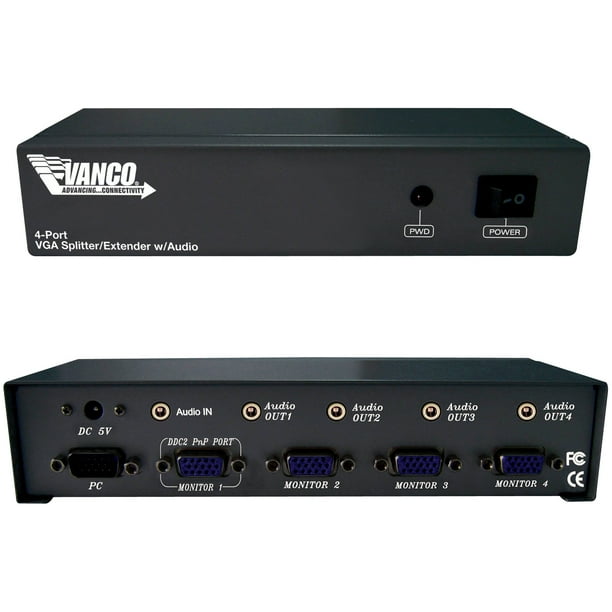 Vanco Vga Splitter 48 X 1536 Qxga 1 X 44 X Vga Out Walmart Com Walmart Com Vanco Vga Splitter 48 X 1536 Qxga 1 X 44 X Vga Out Walmart Com Walmart Com