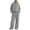 C-Grey33, variant on DHFJKG 2 Piece Outfits Mens Hoodies Linen Loose Fit Long Sleeve Button Front Shirt Pullover Wide Leg Pants Lightweight Casual Cozy Outfit