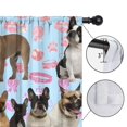thumbnail image 4 of Blackout Kids Curtains,French Bulldogs Childrens Insulated Curtains Set Of 2,Bedroom Essentials,Toddler Room Decor 42x63in(106x160cm), 4 of 4