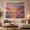 Reflective Beach, variant on Ocean Waves Scenic with Sunset Calm Beach Sits, Mystical Fantasy for Space Lovers, Galaxy Room Decor, Valentine'S Day Gift, Tapestry Wall Hanging for Bedroom and Dorm