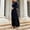 Blue, variant on HUITKMM Fall Dresses Womens Spring Autumn and Winter Elegant Temperament Style Long Dress Gold Velvet Solid Color High End Dress Long Sleeved Round Neck Dress