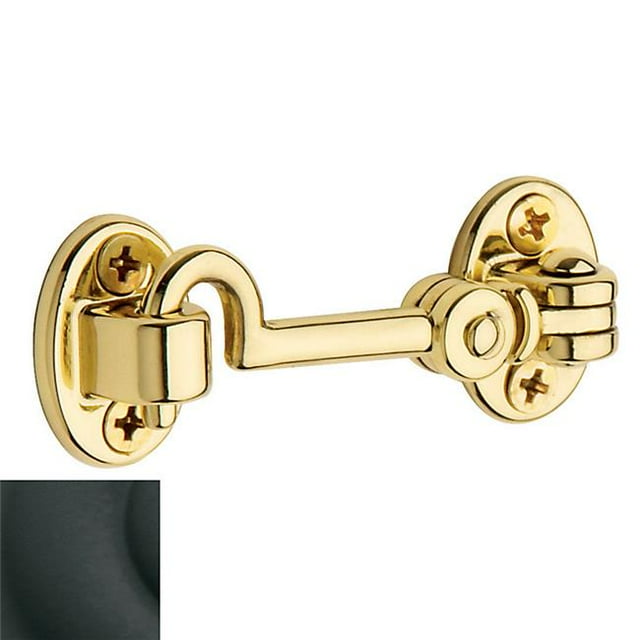 Baldwin 00950190 Cabin Door Hook, Satin Black