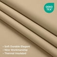 thumbnail image 4 of Cortinas opacas Joydeco, color blanco, 244 cm de largo, para dormitorio, 4 of 9