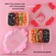 thumbnail image 4 of Sanrio Hello Kitty - Recipient de vidrio triado con tapas, 2 recipient de almacenamiento de vidrio herméticos con tapas para cocina, recipiente reutilizable para preparar comidas para, 4 of 5