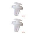 thumbnail image 3 of ZheElen 50 Pieces Door Panel Fastener Car Interior Trim Wear-resistant Fixed Clips Set Rivet Buckle Small Flexible Push Retainer White 2Set, 3 of 6