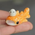 thumbnail image 1 of Figura de ballena y tiburón hecha a mano | Decoración de escritorio de arcilla polimérica de 5 cm | Sirve también como portabolígrafos o pinceles | Acabado de resina esmaltada, 1 of 6