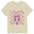 thumbnail image 3 of Girls Tops Tees & Shirts "Best Big Brother Ever" Letter Print Short Sleeve Crew Neck Casual Soft Polyester Tee For 2-13 Years Spring Summer Daily Wear, 3 of 3