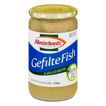 Manischewitz Gefilte Fish in Jelled Broth, 24.0 (Best Tandoori Fish In Delhi)