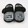 thumbnail image 3 of Baby Boy Girl ABC letter printed plaid baby walking shoes Soft Soled Anti-Slip Shoes, 3 of 8