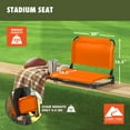 thumbnail image 6 of Ozark Trail Stadium Seat Orange, 6 of 16