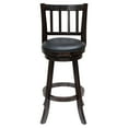 thumbnail image 4 of Boraam Bloomington 29" Full Back Wood Bar Stool, Cherry, 4 of 6
