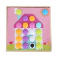 thumbnail image 2 of Tablero de clavijas de colores mezclados DIY juguetes de juegos de mesa de clavijas juguetes de aprendizaje no tóxicos para la educación regalo para el hogar de los niños, 2 of 8