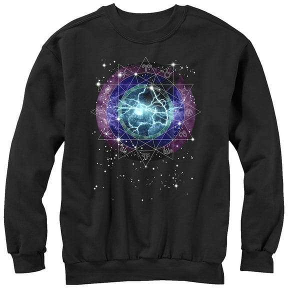 Men's Lost Gods Astrology Chart  Sweatshirt Black Small