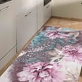 thumbnail image 3 of Decorative Rugs, Office Rugs, Flower Rugs, Entryway Rugs, Pink Peony Painting Rugs, Pink Peony Rugs, Pink Flower Rug, Accent Rug, Home Decor, 3.3'x9.2' - 100x280 cm, 3 of 7