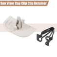 thumbnail image 5 of Unique Bargains 2 Set Gray Iron Sun Visor Cap Clip Clip Retainer No.DS7Z-54672A40-AF/DS7Z4273AA for Ford Fusion, 5 of 6