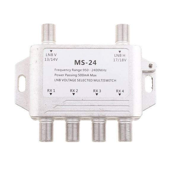 1 pieza 0 / 22KHz LNBF de 2 En 4 Salidas LNB Interruptor Controlar Señales de Satélite