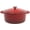Gradient Red, variant on Enameled Cast Iron Dutch Oven with Lid, 7 Qt Round, Oven Safe to 500 ° F for Baking Bread, Stews, and Braising, Gradient Navy Blue