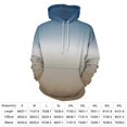 thumbnail image 2 of Blue White Brown 3d Sweatshirts Hoodie Fashion Casual Personality Men's Women Street Hoodie Pullovers Long Sleeve Comfortable Top, 2 of 6