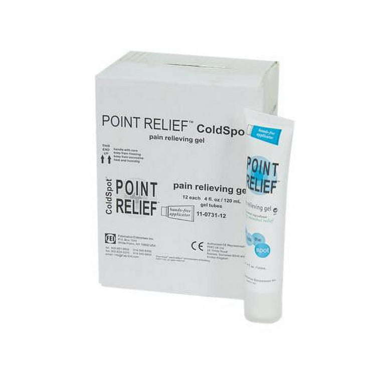 Point Relief ColdSpot Lotion - Gel Tube - 4 oz, 144 each Point Relief ColdSpot Lotion - Gel Tube - 4 oz, 144 each