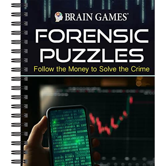 Pre-Owned Brain Games - Forensic Puzzles: Follow the Money to Solve the Crime (Spiral-bound) 1639383050 9781639383054