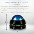thumbnail image 4 of Core Products Omni Massage Roller Black Cap - Blue, 4 of 4