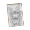 thumbnail image 2 of 3x decoraciones navideñas Strade Fareast Limited con mariposas con purpurina, 2 of 8